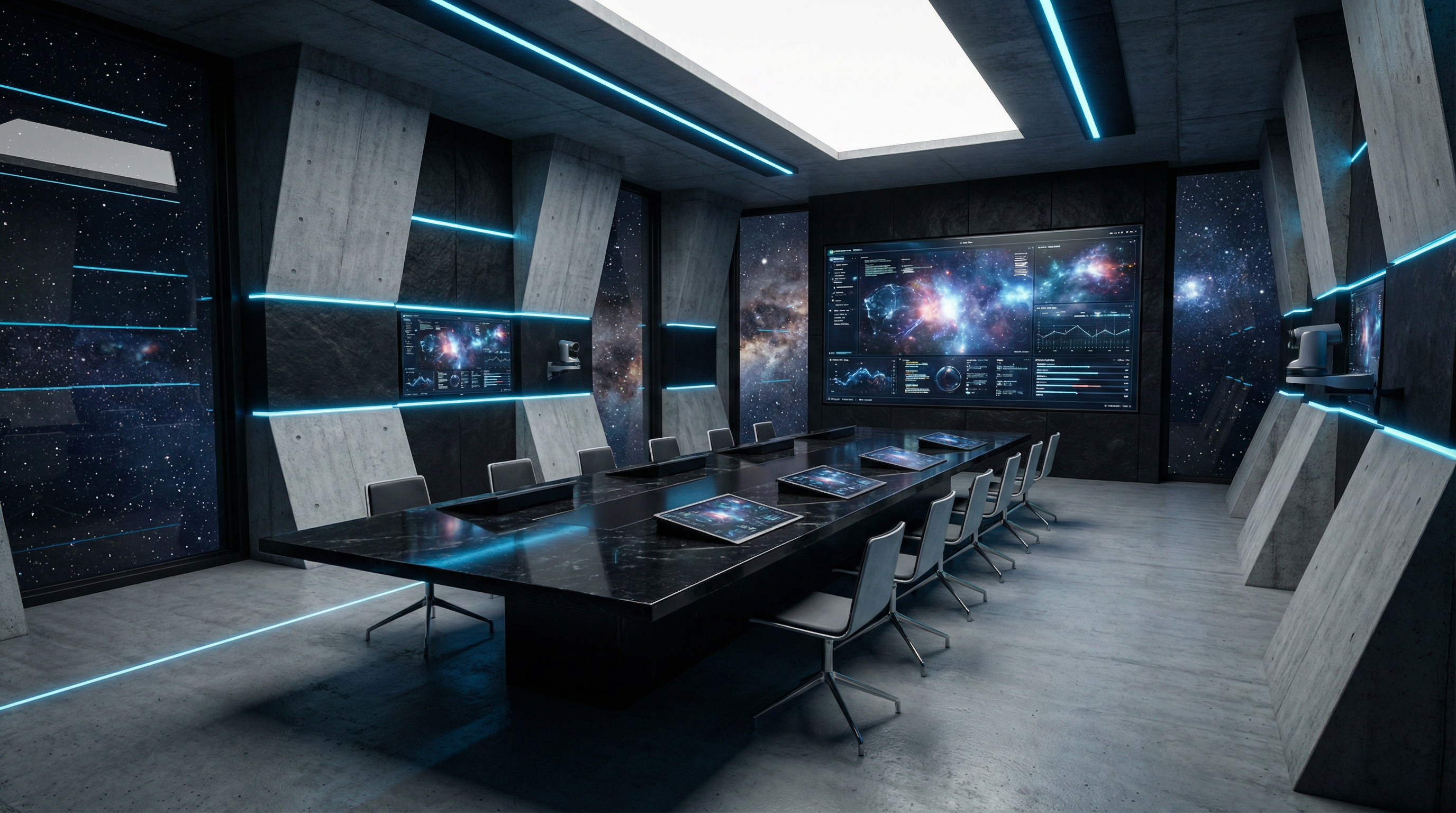 Futuristic Meeting Room